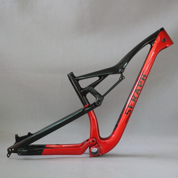 2019 new design 27.5er plus carbon MTB bike frameset AM frame suspension frame