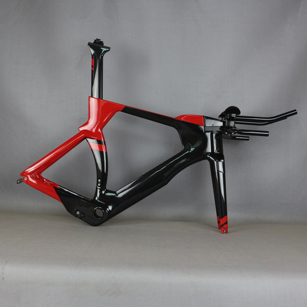 new2020 SERAPH TT bike frame Painting bikes full Carbon Triathlon TT bike Frame FM-TT01 Frameset with TT Handlebar and TRP brake