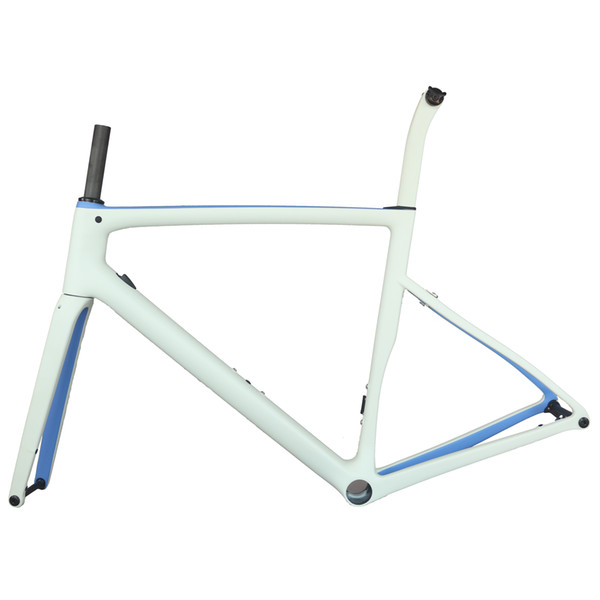 Customized paint Flat Mount disc carbon road frame Bicycle Frameset T1000 New EPS technology disc carbon frame TT-X19