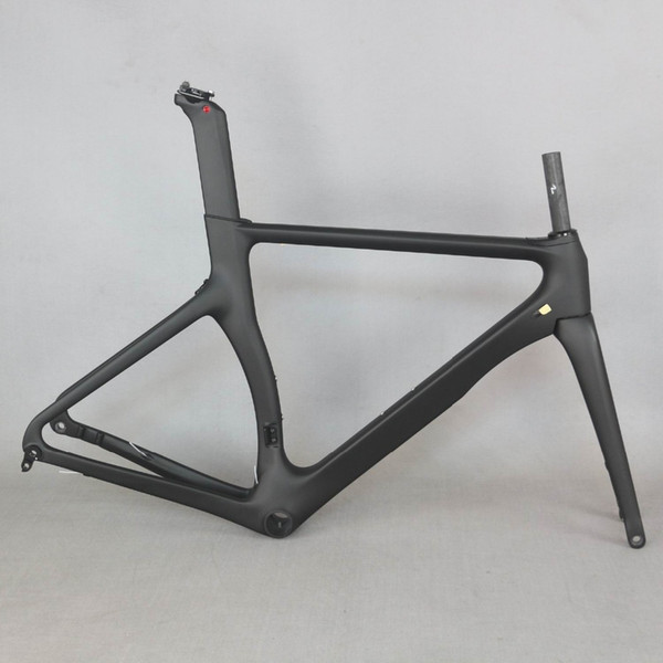 SERAPH new Aero design all black color Disc carbon road bike frame carbon fibre racing disc bicycle frame700c bicycle TT-X3