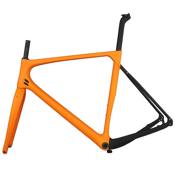 2020Carbon Endurance XC Gravel Frameset 700C*40 or 37.5*2.1 tire QR & Thru-Axle carbon Gravel Bike Carbon Frame