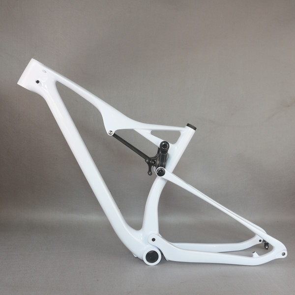 White2020 Full Suspension 29er Mountain Bike Frames T800 Carbon Fiber MTB Bicycle Frameset BB92 UD Matte/Glossy