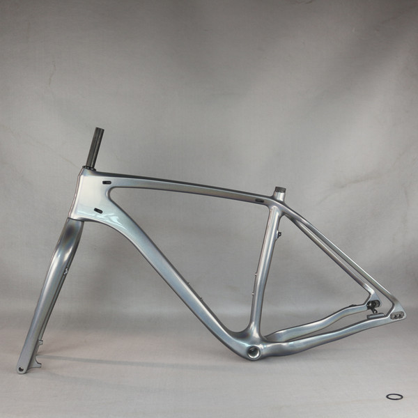 Carbon Fiber Fatbike Frame 197*12 Size Available Full Carbon Fatbike Frameset BB100 FM198 BSA to order customer paint