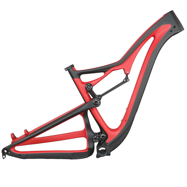 paint 27.5er boost 29er boost All Mountain Carbon Bike Frame Full Suspension Carbon Frame carbon mountain bike frame FM356