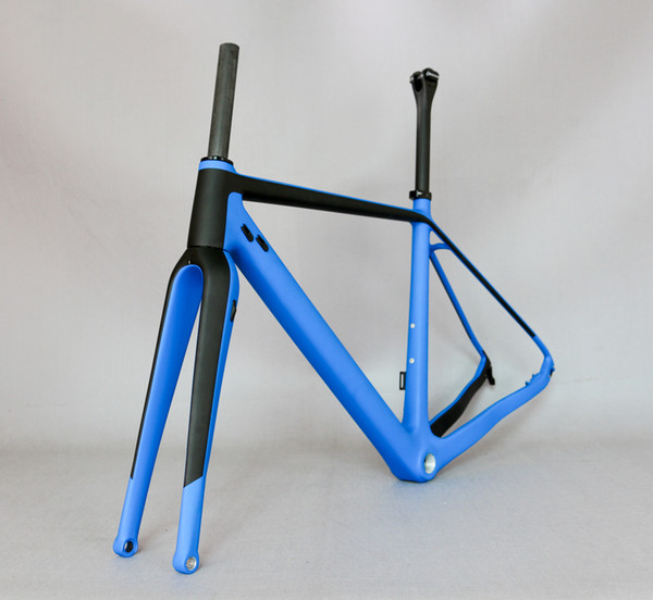 New super light gravel bike frame Thru axle disc brake Carbon Bicycle Frame all size in stock