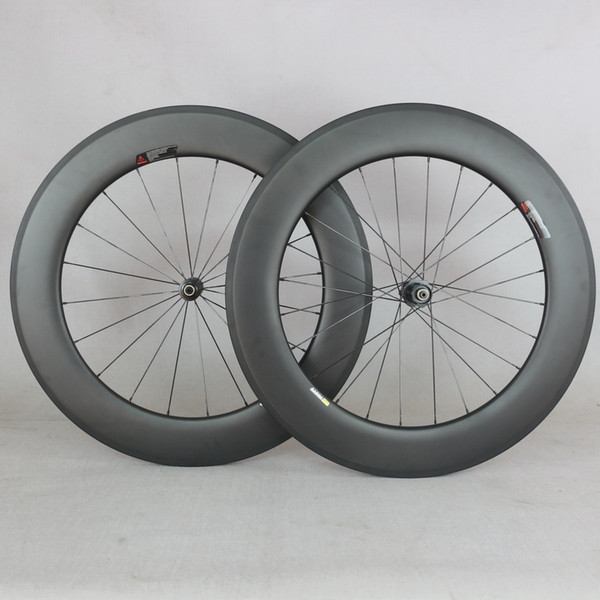 88*25mm aero full carbon T800 light weight Tubular rims carbon road bicycle wheels with 240 hubs straight pull