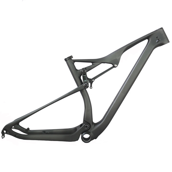 Full Suspension 29er Mountain Bike Frames T800 Carbon Fiber MTB Bicycle Frameset BB92 UD Matte/Glossy