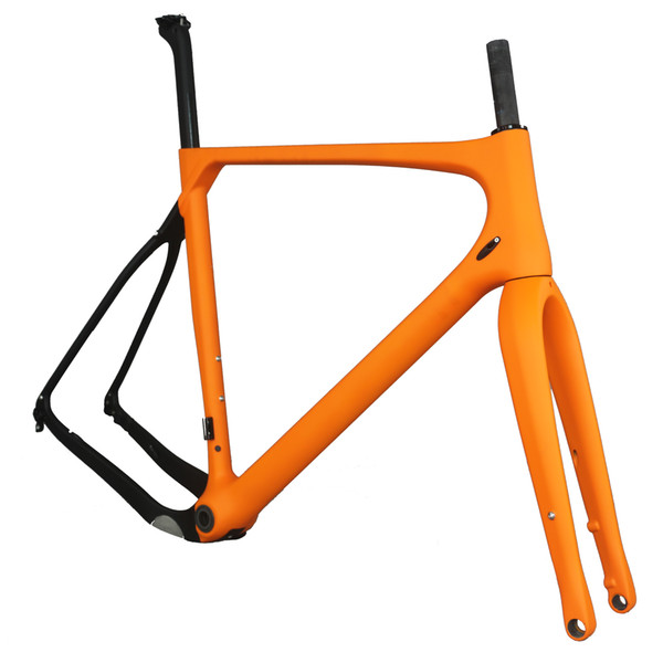 2019 new Carbon Endurance XC Gravel Frameset 700C*40 or 37.5*2.1 tire QR & Thru-Axle carbon Gravel Bike Carbon Frame