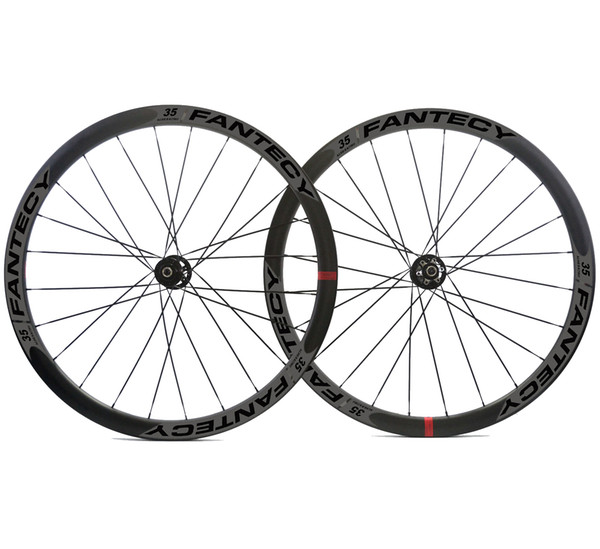 700C 38mm depth road bike disc brake carbon wheels 25mm width Clincher/tubular cyclocross carbon wheelset with Novatec hub