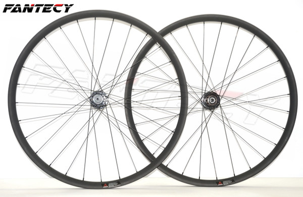 FANTECY 29Inche MTB AM/DH racing carbon wheel Hookless 35mm width 25mm depth tubuless ready mountain bike carbon wheelset UD matte finishing