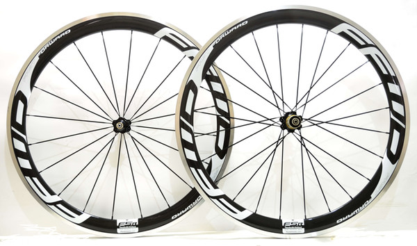 Free shipping 700C 50mm depth 23 mm width alloy brake surface carbon wheels clincher road bicycle wheelset with Novatec 271/372 hubs