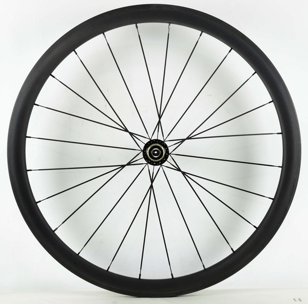 Free shipping 38mm depth road bike carbon wheelset 700C 23mm width bicycle clincher/Tubular carbon wheel with powerwayR36 hub U-shape rim