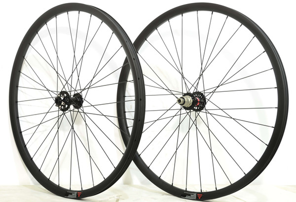 Free shipping27.5ER 27mm Width 25mm depth MTB Carbon Wheels Mountain bicycle XC carbon wheelset with Novatec 771/772 hub