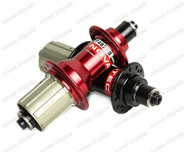 Free shipping Urltra-Light bicycle wheel Hubs Taiwan Novatec A291SB F482SB-SL road bike bearing hubs include quick release skewer