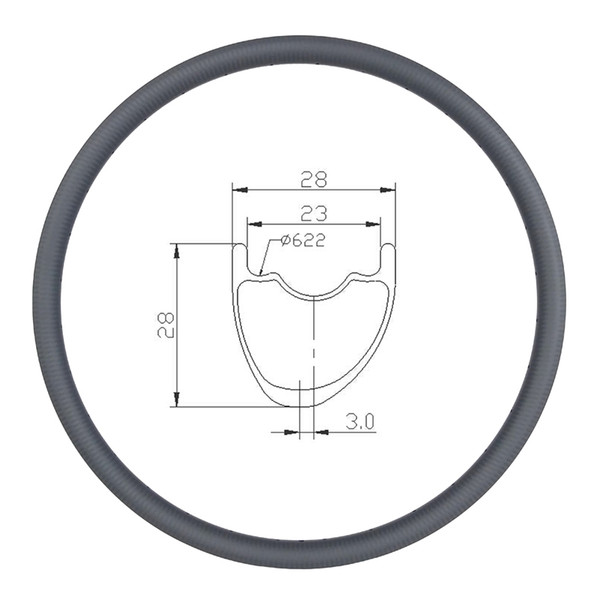 LIENGU 29er MTB XC 28mm asymmetric tubeless hookless carbon rim offset 3.0mm 28mm depth clincher for 29inch mountain bike wheel