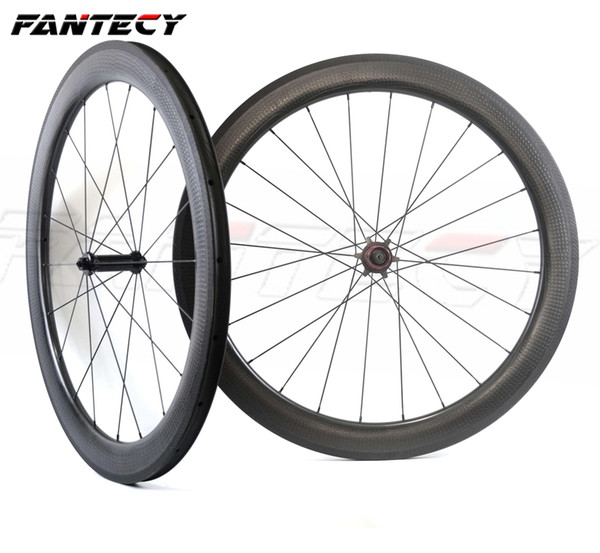 NEW Model! Golf surface carbon wheels 58mm depth 26mm width rims Dimple surface 404 carbon wheelset road bicycle with Chosen 1586/7187 hub