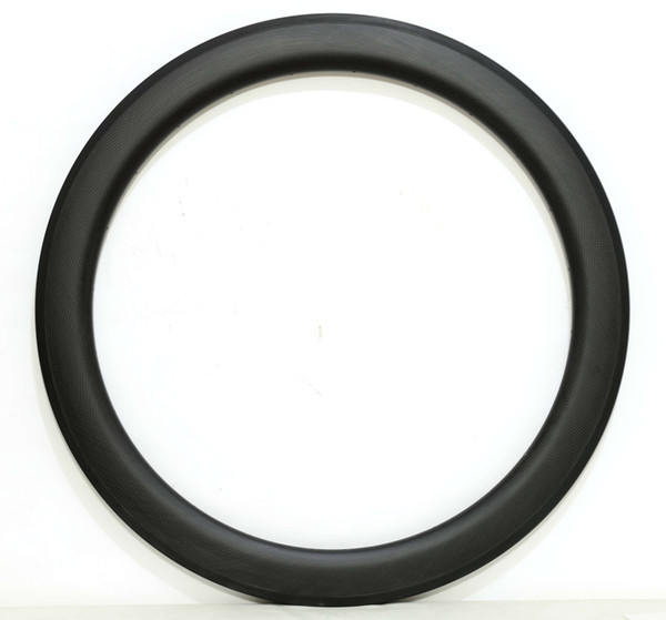 Free shipping Carbon Single Rim 700c 60mm Depth 25mm Width Carbon wheels Clincher/Tubular Road Bike Rim 3k matte finish