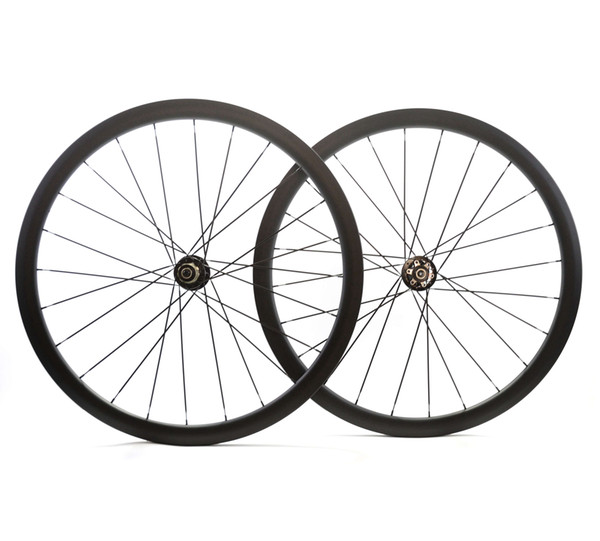 Road disc barke wheelset 38mm depth Clincher/tubular Asymmetrical carbon rims 25mm width disc cyclocross bike carbon wheels