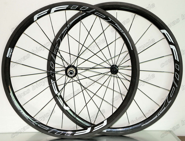 Free shipping 38mm depth 25mm width clincher/tubular carbon wheelset 700C full carbon road bike wheels Ultra light U-shape rims