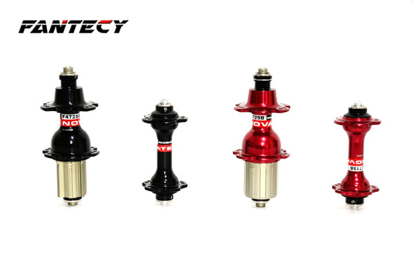 Novatec A271SB/F372SB-BK road bike hubs Front 112g Rear 270g black /red/white Shiman/campy 9/10/11s 20/24H free quick release