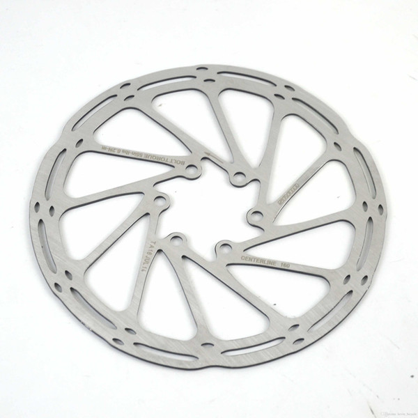 high quality MTB/road disc brak/cyclocross bike brake disc, 6-bolt brake disc centerline rotor 160mm/180mm