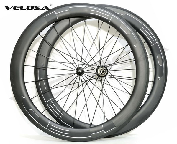 HED carbon wheelset,700C road bike carbon wheel,60mm clincher/tubular wheels,25mm width U shape rim