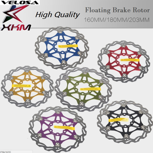 Velesa Ultralight mtb bicycle disc brake rotor 160/180/203mm rotors bicycle parts bicycle 6 colors Mountain bike cycling parts