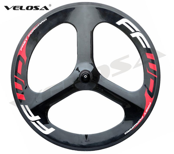 FFWD/HED Full carbon Tri spoke/3 spoke carbon wheel,70mm clincher for road/Track/Triathlon/Time Trial Bike 3 spoke Wheel