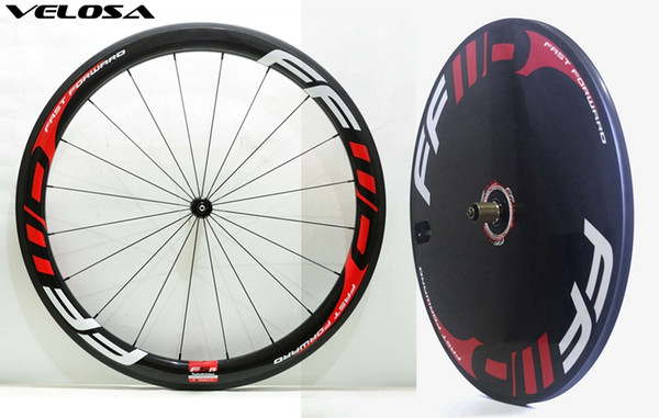 Track/Time Trial/Triathlon bike carbon wheelset front 60mm+ rear disc carbon wheel, 60mm + disc wheelset