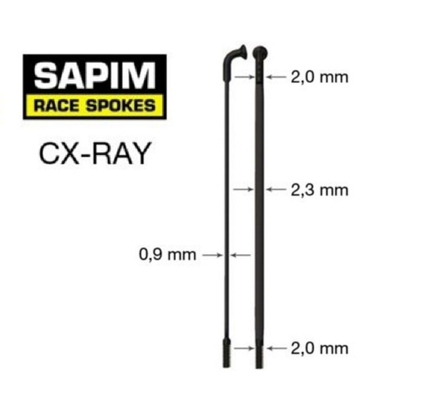 Sapim Cx-ray aero spoke , 4.3g/pcs , made in Belgium,top grade the best bike spokes,MOQ 12pcs black color only