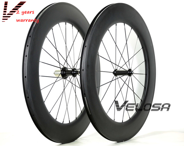 Outlet,Full carbon 88mm road bike wheelset, 88mm clincher/tubular ,700C road bike wheel free shipping