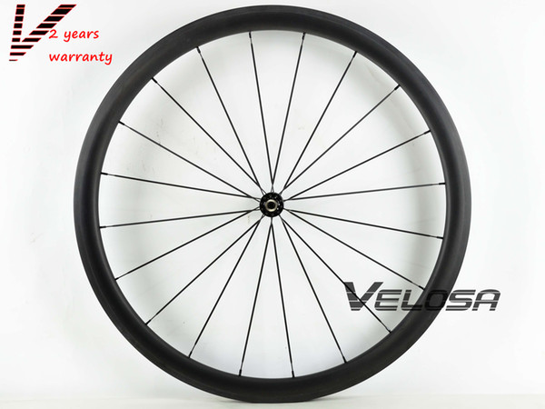 Outlet,Full carbon 38mm road bike wheelset, 38mm clincher/tubular ,classic 23mm width carbon wheel free shipping