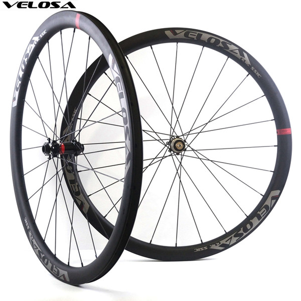 Velosa CX30 AR Disc Brake carbon wheelset, 30mm hookless compatible, 700C 27.5 width road bike, All Road wheel with 1420 spokes