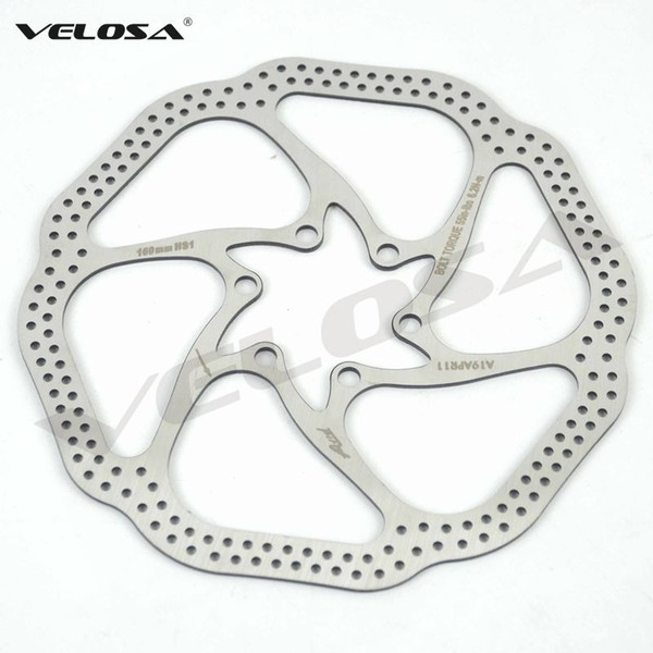 Velosa high quality MTB/road disc brake/cyclocross bike brake disc, HS1 160 180mm 6-bolt HS1 bike brake rotor