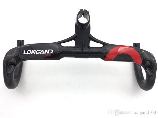 LONGAND red UD stretch all carbon fiber road car one inside the line bend the handle