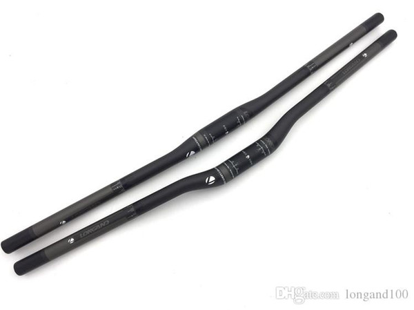 LONGAND 3k highway MTB handlebars mountain carbon fiber handlebars rise 31.8 mm Gray matte