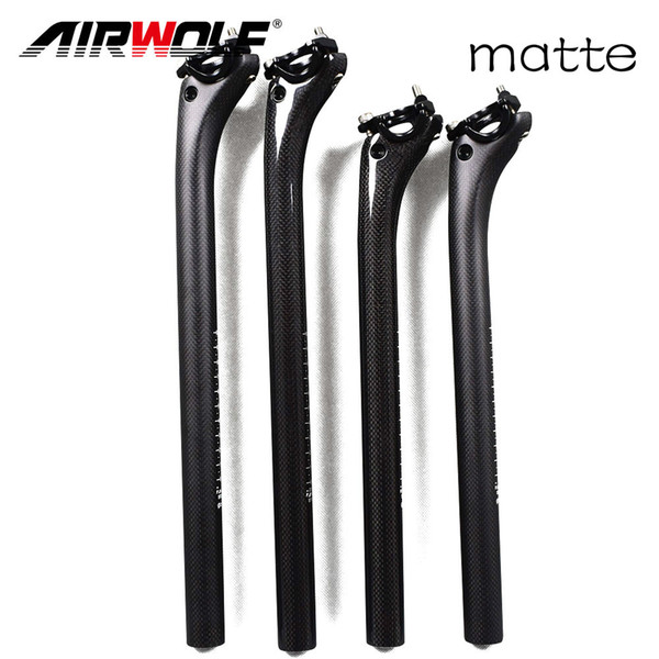 Airwolf bicycle parts carbon seatpost 27.2/30.8/31.6mm*350/400 3K weave carbon seatpost