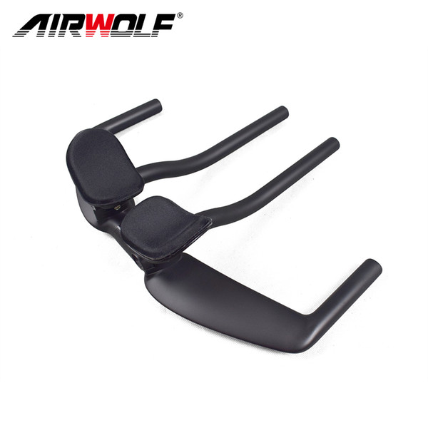 Airwolf bike accessories parts triathlon bicycle extender handlebar T800 carbon triathlon handlebar UD black weave tt handlebar