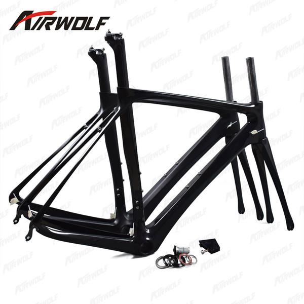 Airwolf carbon road frame 2017 BB386 frame road carbon china 700c UD black carbon bike frames