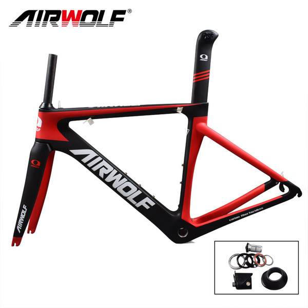 2018 carbon road frame Di2 and mechanical internal carbon road frame internal cable routing frame carbon 3K bike frames