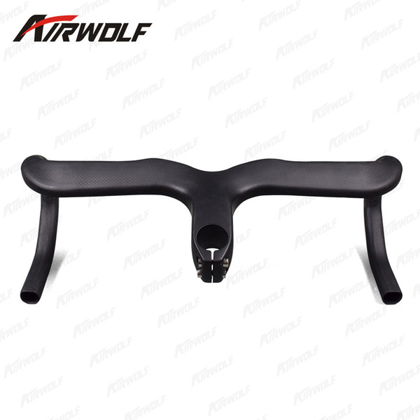 carbon integrated road bicycle handlebar 3K weave carbon road handlebars bicycle parts carbon road bike handlebar