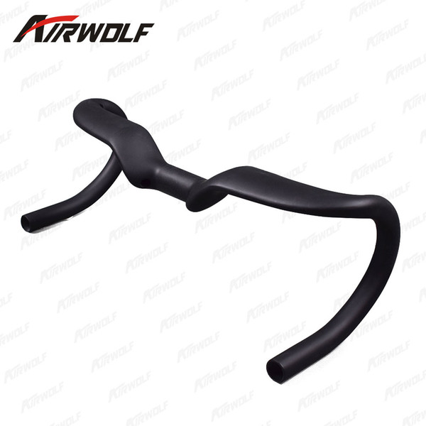 Airwolf carbon handlebar accessories carbon road bicycle handlebar 31.8mm UD black weave handlebar carbon road