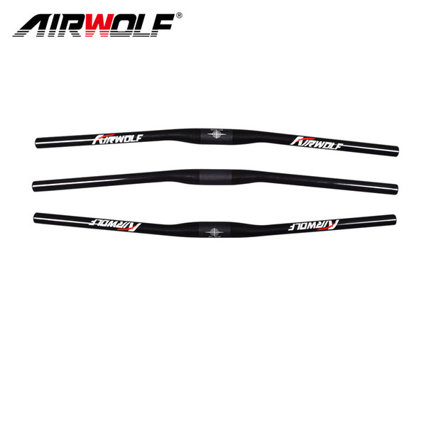 Ariwolf bike carbon handlebar mtb size 580/600/620/640/660/680/700/720mm handlebar mtb 3K weave mtb handlebar carbon 31.8