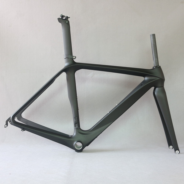 Factory clearance Frameset carbon fiber aero road bike frame FM288 , SIZE 61CM carbon FRAME , 2019 OEM famous brand clearance