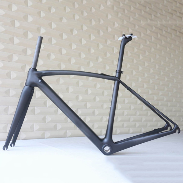 China Hight Modulus Toray T1000 Superlight Carbon Fiber Road Bicycle Frame Taper 1-1/8