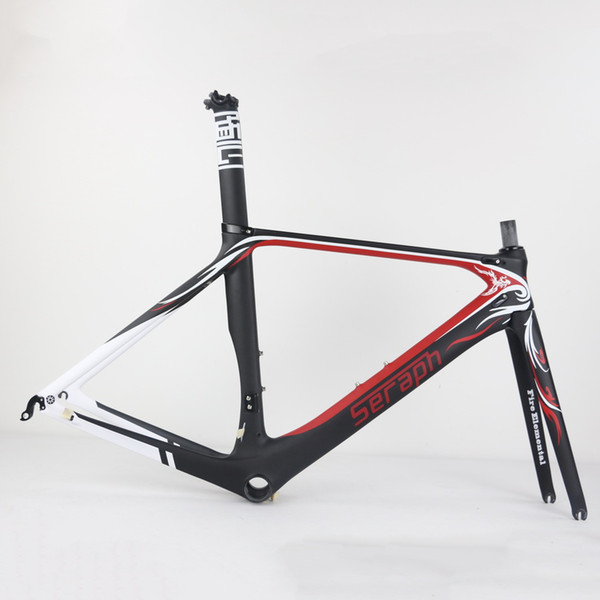 new carbon road bike frame FM268 set with seatpost Di2 bicycle frame SERAPH brand frame