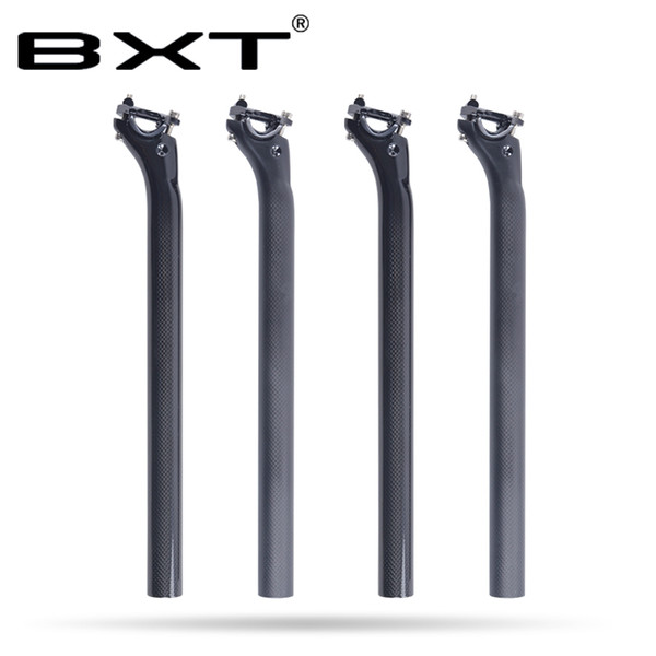 2018 new BXT full carbon bicycle seatpost MTB road mountain bike carbon seat post seat tube 27.2/31.6*350/400 mm bicycle parts