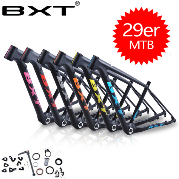 BXT carbon mtb mountain bike frame 29er UD BSA bicicletas used for racing bicycle frame super light 29 frames bicycle parts