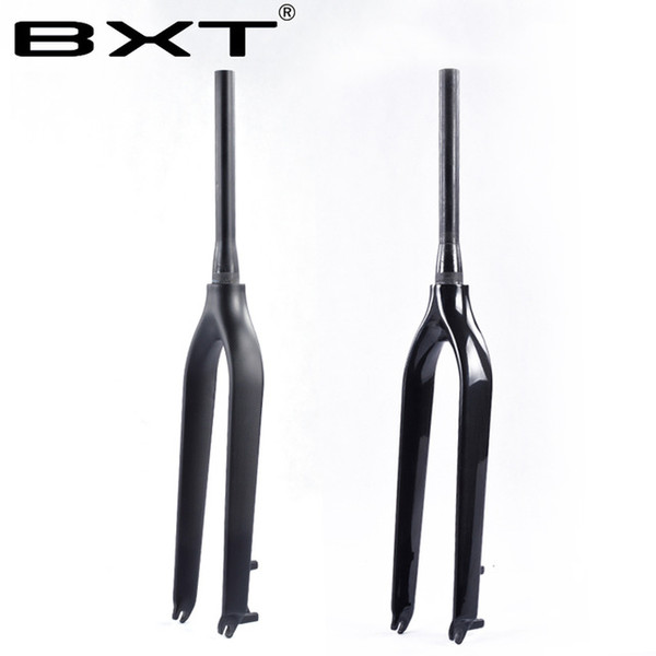 BXT NEW super light 29er/27.5er/26er Carbon MTB Fork 9mm Tapered bicycle fork 29 mountain bike disc brake carbon fork bicycle parts