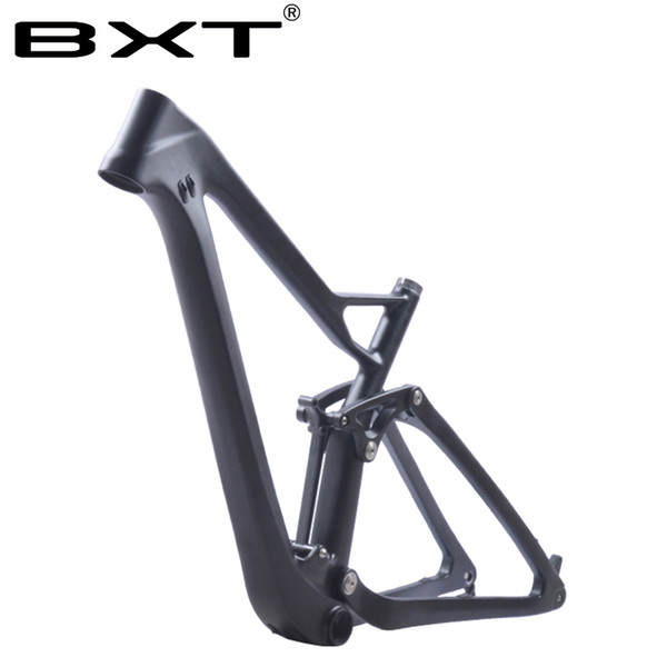 BXT new 29 Full Suspension MTB Bicycle Carbon frame 29er/27.5er plus boost suspension frame 148*12 mountain bike frameset